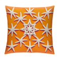 thumbnail image 1 of COMIO Coastal Coral Throw Pillow Covers Starfish Beach Nautical Pillow Covers Summer Farmhouse Pillowcase Square Cushion Covers for Sofa Couch Bedroom Living Room Home Decoration, 1 of 5