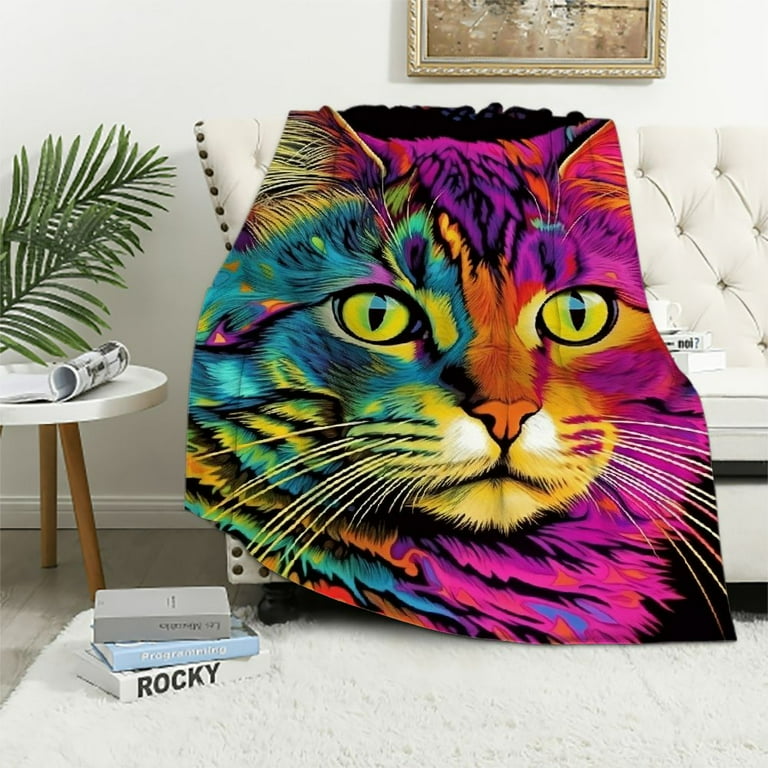 Kids cat blanket top
