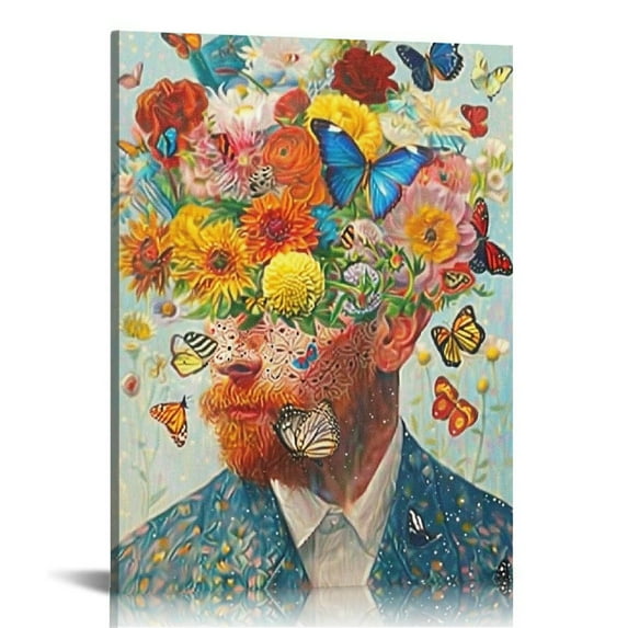 COMIO  Colorful Eclectic Decor - Maximalist Decor, Eclectic Home Decor, Eclectic Wall Decor, Funky Eclectic Gallery Wall Art Prints for Bedroom, Famous Artist Painting Pictures