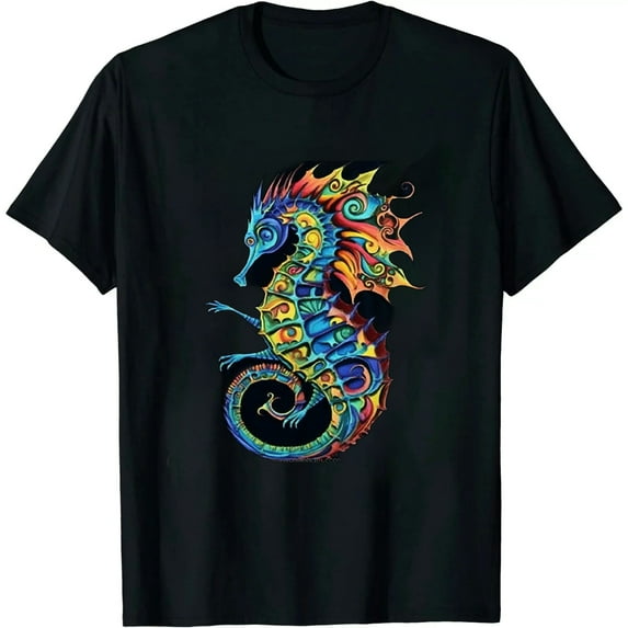 COMIO Colorful Seahorse T-Shirt