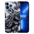 thumbnail image 1 of COMIO  Compatible with iPhone 15 Pro Max Magnetic Case Black Rose Pattern Print Design Case [Compatible with MagSafe] for Women Girls，Soft PC Anti-Fall Shockproof Protective Cover, 1 of 4