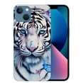 thumbnail image 1 of QZHH  Compatible with iPhone 15 Pro Max Case,Clear Blue Butterfly Tiger iPhone 15 Pro Max Cases Pattern Design Plastic Shockproof Protective Case, 1 of 4