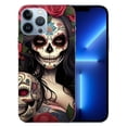 thumbnail image 1 of COMIO  Compatible with iPhone 15 Pro Max Case,Lady Rose Skull Amazing Pattern Design Shockproof Anti-Scratch Hard PC Back Case for iPhone 15 Pro Max, 1 of 4