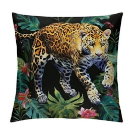 COMIO Pink Cheetah Pillow Covers Set of 2 Preppy Pillows Chic Leopard Wildlife Animal Pillow Cover Home Decor for Sofa Couch Room Bed Porch Outdoor Walmart