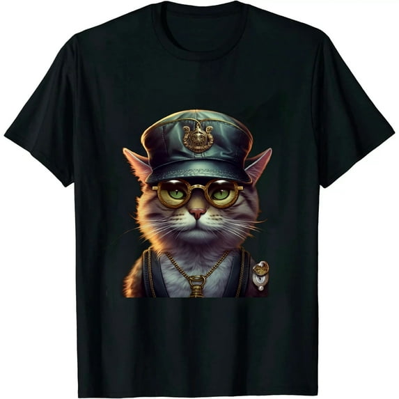 COMIO Cool Funny Hip Hop Music Producer Rapper Cat T-Shirt