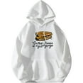 thumbnail image 1 of COMIO Cool Grilled Cheese Art For Men Women Sandwich Bread Snack Pullover Hoodie, 1 of 3