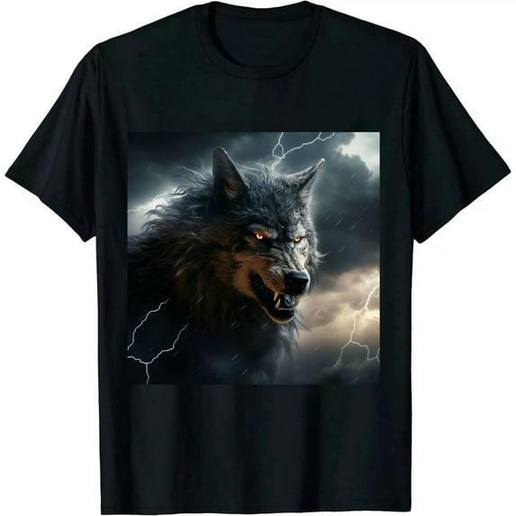 COMIO - Cool dragon - wolf warrior T-Shirt