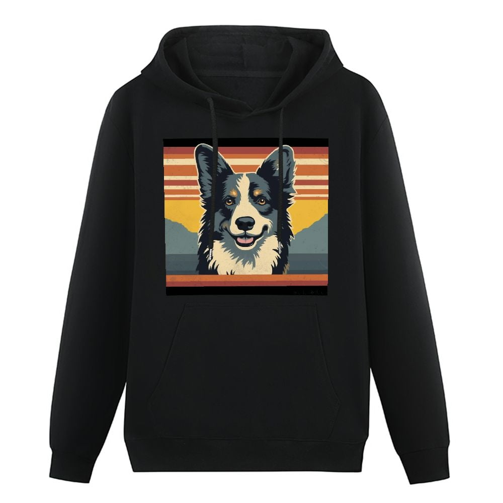 COMIO Corgi Dog Gifts For Corgi Lovers Men Women Corgi Pullover Hoodie