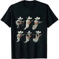 thumbnail image 1 of COMIO Cowboy Ghost Halloween Ghoul Design Funny Cowgirl Cowboy T-Shirt, 1 of 3