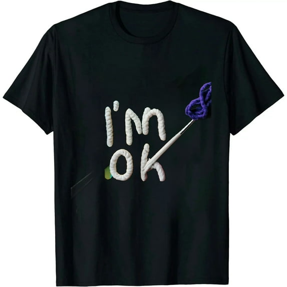 COMIO Crochet And Knitting I'm Ok T-Shirt