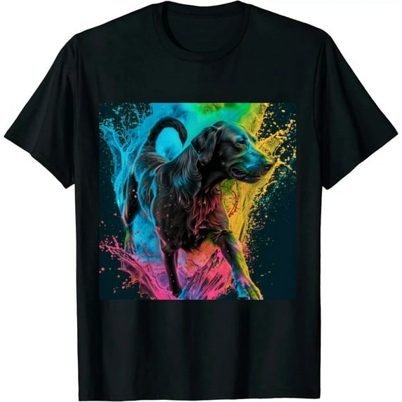COMIO Cute Black Lab Black Labrador Retriever Puppy Dog Mom Animal T-Shirt