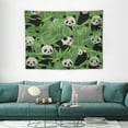 thumbnail image 1 of COMIO Cute Cartoon Panda Tapestry Wall Hanging Decoration Blanketwall Tapestries for Bedroom Living Room Dorm Party Classic Retro Tapestrys 40x30 Inch, 1 of 7