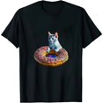 thumbnail image 1 of COMIO Cute Cat inside Donut in Space in Space Tee T-Shirt, 1 of 3