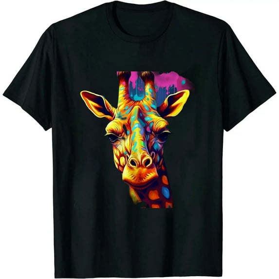 COMIO Cute Giraffe Men Women T-Shirt