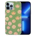 thumbnail image 1 of COMIO  Cute Green Smile Face Phone Case Compatible with iPhone 14 Pro, Happy Smile Face Cover for Men Girls Women Boys, Shockproof Protective Case for iPhone 14 Pro, 1 of 4