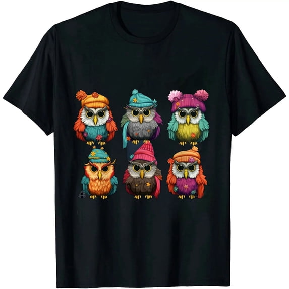 COMIO Cute Owls - Adorable Illustration - Owl Collection - Classic T-Shirt