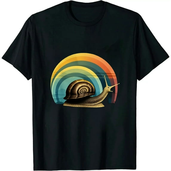 COMIO Cute Snail For Men Women Snails Slug Gardening Animal Lover T-Shirt