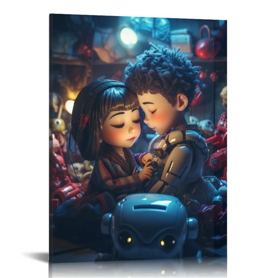 COMIO Cyberpunk Edgerunners Anime(2) Canvas Poster Wall Art Decor Print Picture Paintings for Living Room Bedroom Decoration Unframe