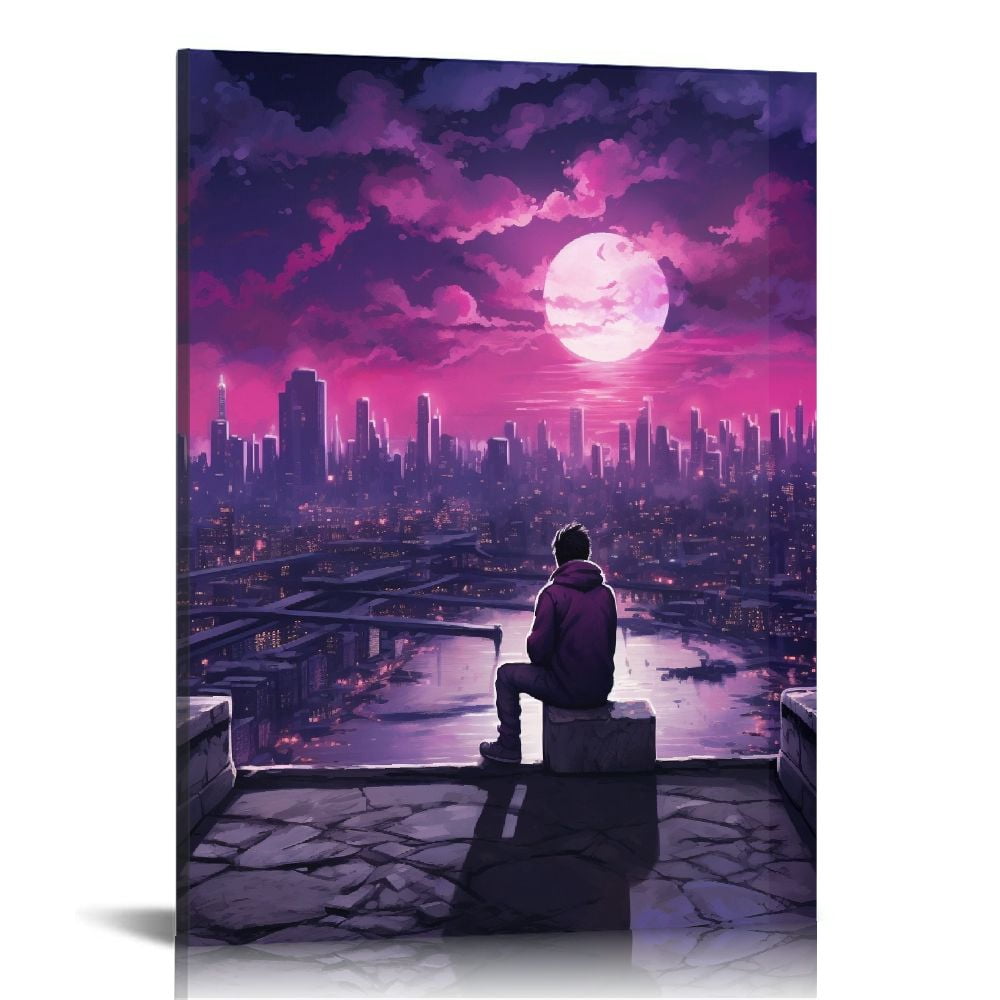COMIO Cyberpunk Edgerunners Anime（25） Canvas Poster Wall Art Decor ...
