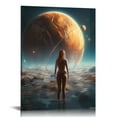 thumbnail image 1 of COMIO Cyberpunk Edgerunners Anime Canvas Poster Wall Art Decor Print Picture Paintings for Living Room Bedroom Decoration Unframe, 1 of 4