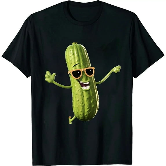 COMIO Dabbing Pickle Dancing Cucumber lover Funny Shirt Gifts T-Shirt