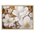 thumbnail image 1 of COMIO Deco Canvas Floral Framed Wall Art with Gold Frame,, 1 of 4