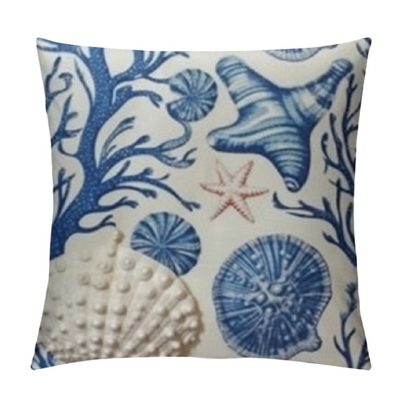 COMIO Decorative Pillow Cover Ocean Park Theme Square Throw Pillow Case Cushion Cover