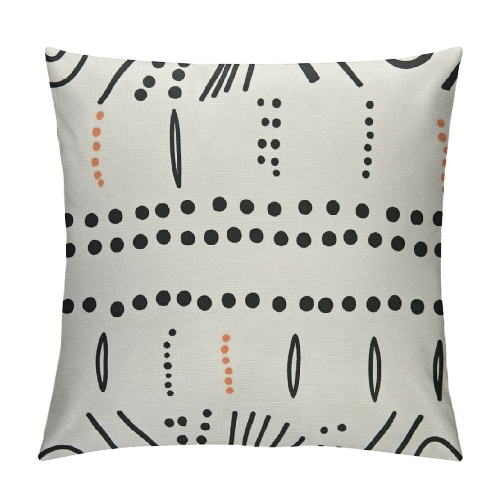 COMIO Decorative Throw Pillow Case African Mud Cloth Print Bogolan