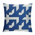 thumbnail image 1 of COMIO Decorative Throw Pillow Cover Cushion Case Cute Porcelain Indigo Blue White Classic Abstract Vintage Geometric Graphic Modern Pattern Retro Pillow Cover for Sofa Bedroom, 1 of 5