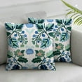 COMIO Decorative Throw Pillow Cover Farmhouse Floral Pillowcase for