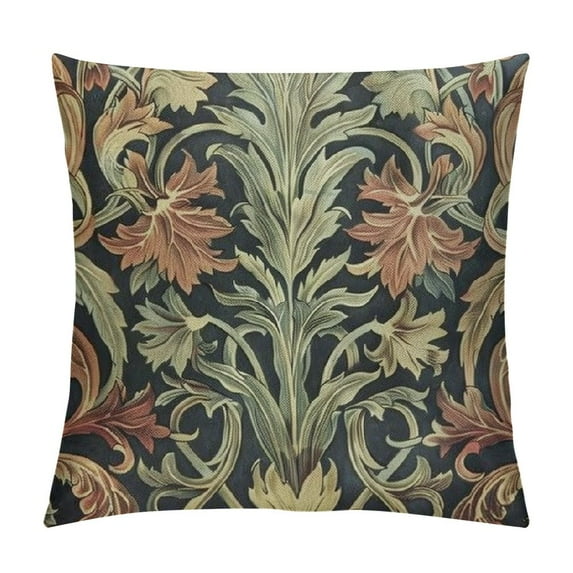 COMIO  Decorative Throw Pillow Cover for Couch Sofa,Honeysuckle William Morris Vintage Design Home Decor Pillow Case