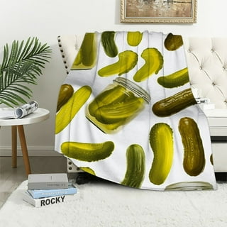 Pickle Gifts for Pickle Lovers, I'm Kind of A Big Dill, Cozy Super Soft  Plush Fleece Throw Blanket for All Seasons, Funny Pickle Dill Gag Gifts for
