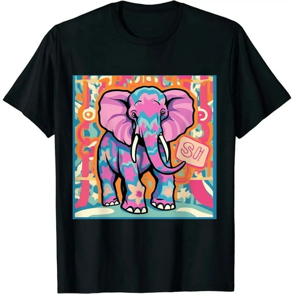 COMIO Do What Makes You Oh So Happy - Elephant - Adult T-Shirt