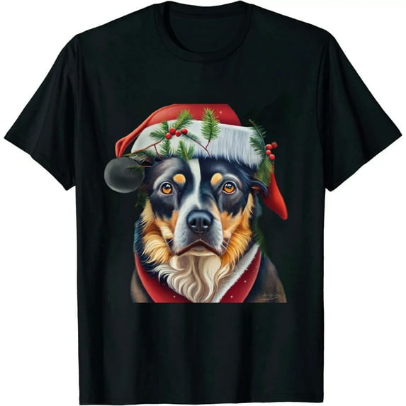 COMIO Dog Christmas Tree Christmas T-Shirt