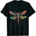 thumbnail image 1 of COMIO Dragonfly Abstract Color Summer Swarm Nymph Lover Girl Gift T-Shirt, 1 of 3