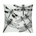 thumbnail image 1 of COMIO  Dragonfly Throw Pillow Covers Animal Sketch Bird Bug Wings Pillowcases Cushion Cover for Men Women Sofa Bed, 1 of 5