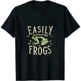 thumbnail image 1 of COMIO Easily Distracted By Frogs Frog Lover Gift T-Shirt, 1 of 3