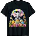 thumbnail image 1 of COMIO Elephant Lover Funny Easter Egg Elephant Happy Easter T-Shirt, 1 of 3