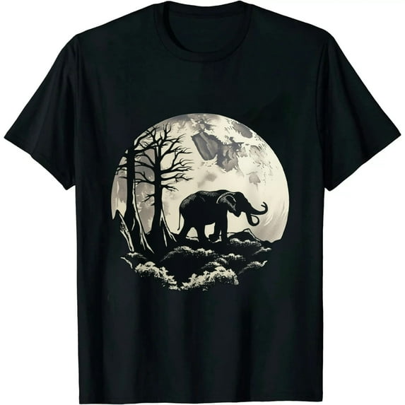 COMIO Elephant Zoo Wildlife Animal Silhouette - Africa Elephant T-Shirt