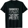 thumbnail image 1 of COMIO Engineer's Motto - Funny Sarcastic Engineering T-Shirt, 1 of 3
