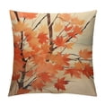 thumbnail image 1 of COMIO Fall Leaves Throw Pillow Covers Outdoor Forest Autumn Decor Maple Leaves Couch Sofa Bed Comfy Home Decor Couch Decorative Set,Yellow Orange, 1 of 5