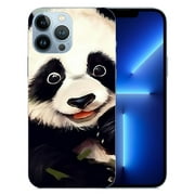 COMIO FancyCase for iPhone 15 Pro Case (6.1inch)-Adorable Panda Design Cute Cartoon Animal Pattern Flexible  Protective Case Compatible with iPhone 15 Pro (Panda Cub)