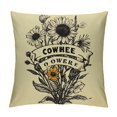 thumbnail image 1 of COMIO  Farmhouse Pillow Covers with Consider How The Wildflowers Grow Quote Farmhouse Rustic Cushion Covers with Saying Family Room Décor, 1 of 5