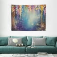 thumbnail image 1 of COMIO Floral Tapestry for Bedroom Aesthetic, Colorful Watercolor Flower Tapestries Wall Haning for Home Dorm Office Cloth Wall Decor Sheet Blanket, 1 of 7
