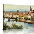 thumbnail image 1 of COMIO  Florence Italy Skyline Canvas Art Print Stretched Wall Decor, 1 of 4