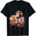 thumbnail image 1 of COMIO Flower Bouquet Poster T-Shirt, 1 of 3