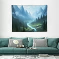 thumbnail image 1 of COMIO  Forest Tapestry for Bedroom Aesthetic Nature Mountain Tapestry Wall Hanging Plant Tree Tapestries Scenic Green Landscape Home Decor Nature Poster for Dorm Office Living Room, 1 of 7