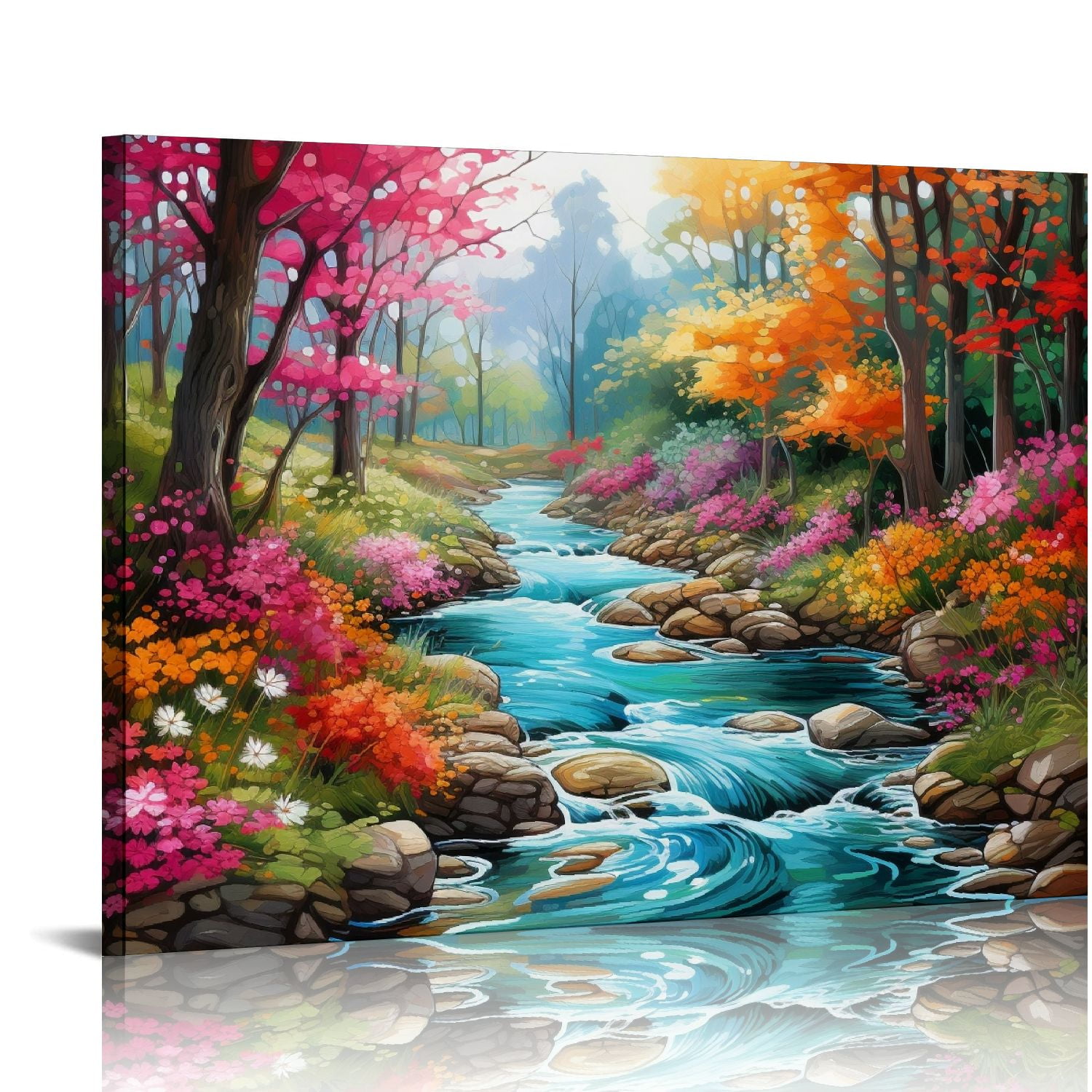 COMIO Four Seasons Wall Art Decor - Spring Summer Fall Autumn Winter ...