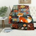 thumbnail image 1 of COMIO Fox Throw Blanket for Adults Kids Warm Super Soft Cozy Micro Flannel Blanket for Bed Sofa Plane/Living Room, 1 of 6