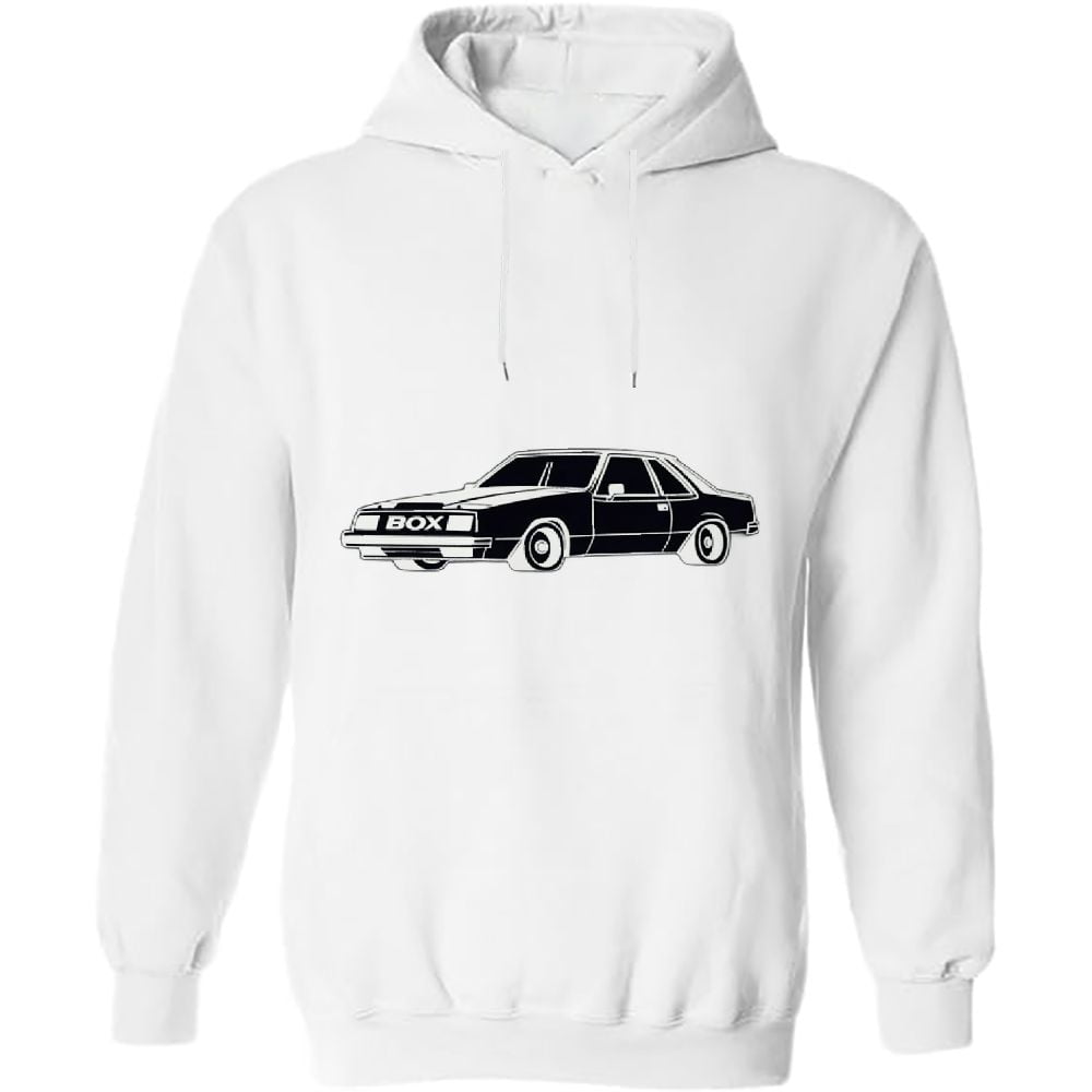 Men's Foxbody Flag Graphic Pullover Hoodie - Regular Fit, Unisex, Pouch Pocket, 50/50 Cotton Blend
